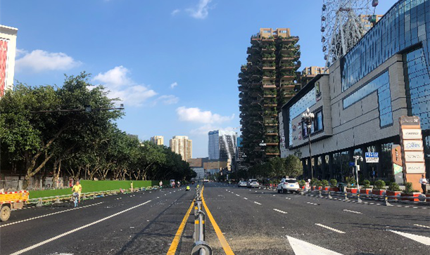 18天，金光路通了！